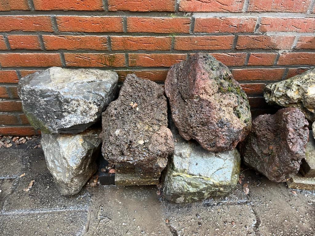 Vijverstenen rotsen, Tuin en Terras, Ophalen, Gebruikt