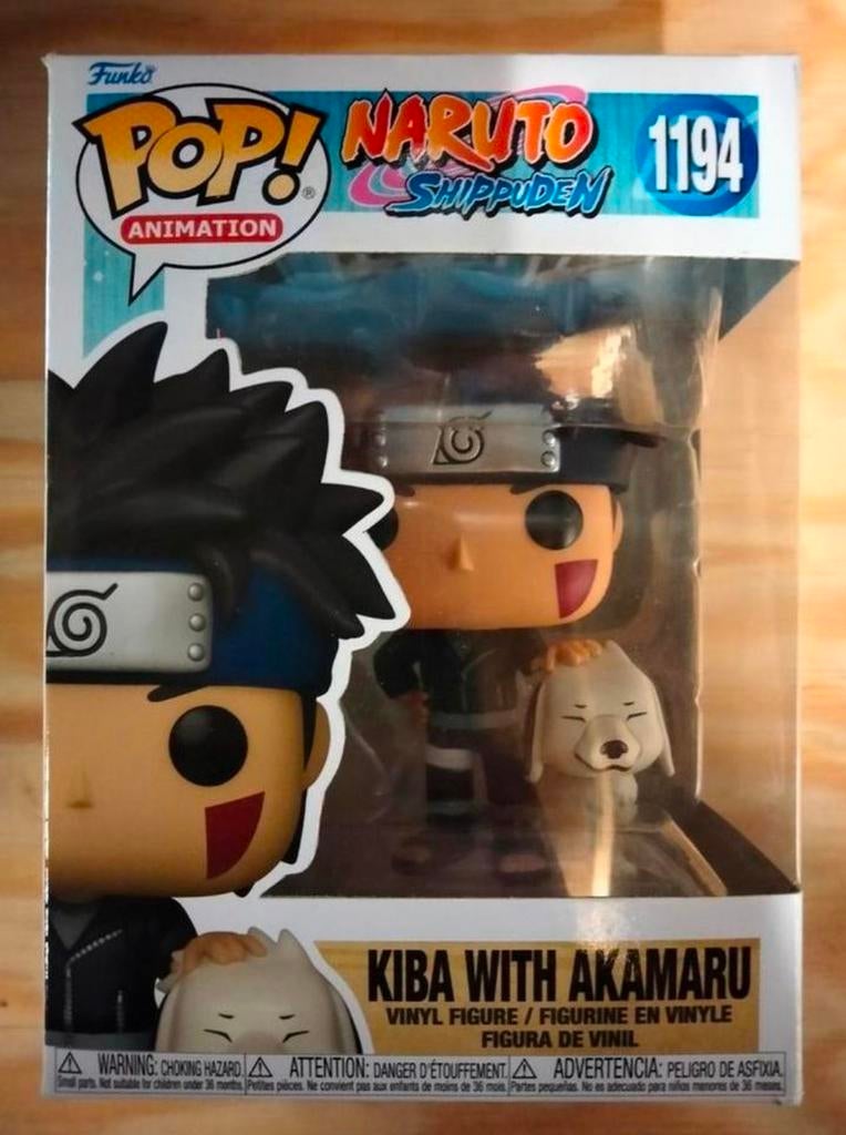 1194 Kiba With Akamuru Naruto Shippuden Funko Pop, Ophalen of Verzenden, Nieuw