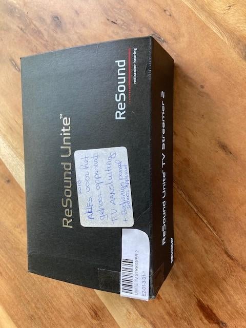 ReSound Unite Tv Streamer 2, Ophalen, Gebruikt, In oorschelp (earbud), Bluetooth