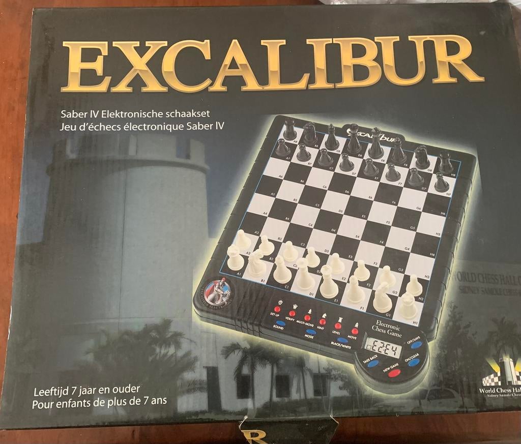 Excalibur Saber IV electronisch schaakspel., Ophalen, Nieuw