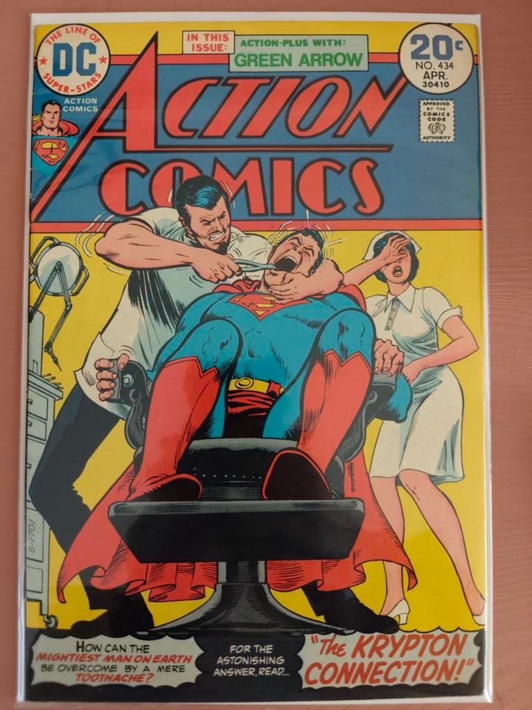 Action Comics #434 (1974), Eén comic, Amerika, Ophalen of Verzenden, Zo goed als nieuw