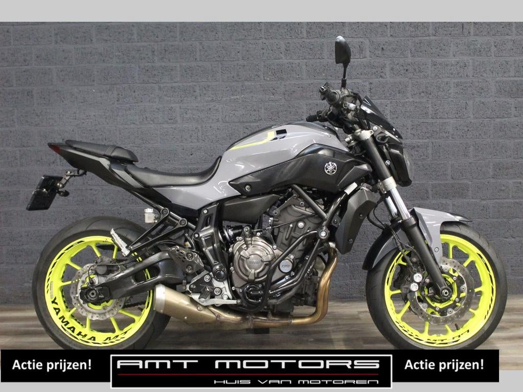 YAMAHA MT 07 ABS (bj 2016) 32,802 km NARDO GREY 35KW A2 gesc