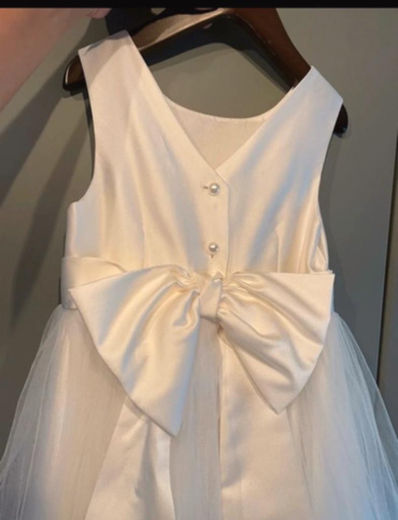 21) Communie jurk feestjurk maat 104, Ophalen of Verzenden, Zo goed als nieuw, Meisje, Jurk of Rok