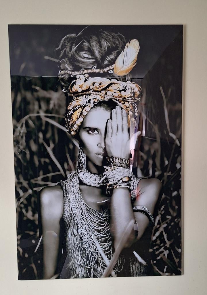 Glazen schilderij, Ophalen