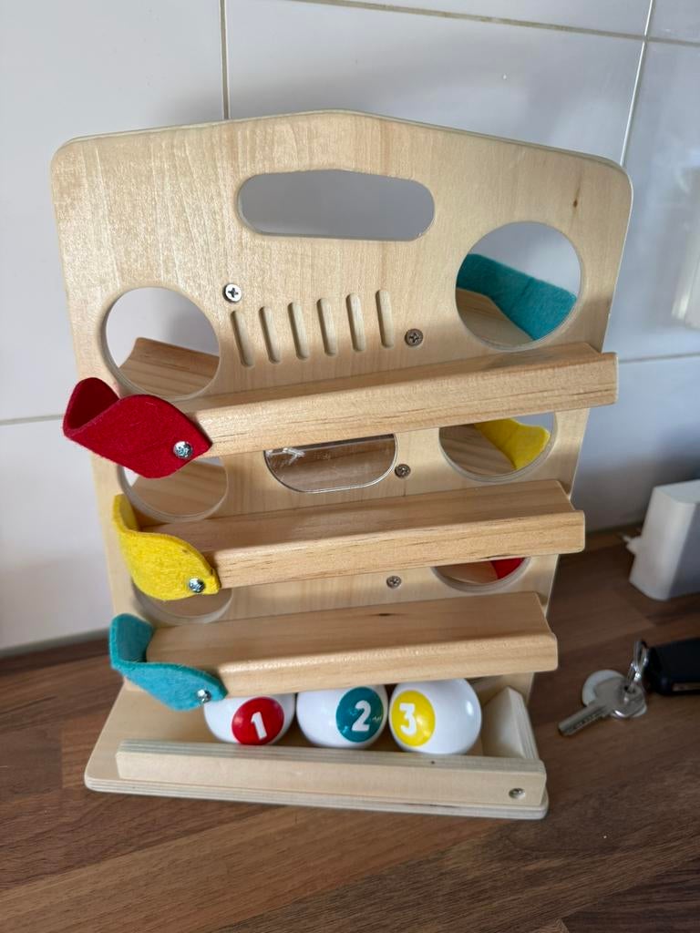 ballen baan compleet, Kinderen en Baby's, Speelgoed | Houten speelgoed, Ophalen, Zo goed als nieuw