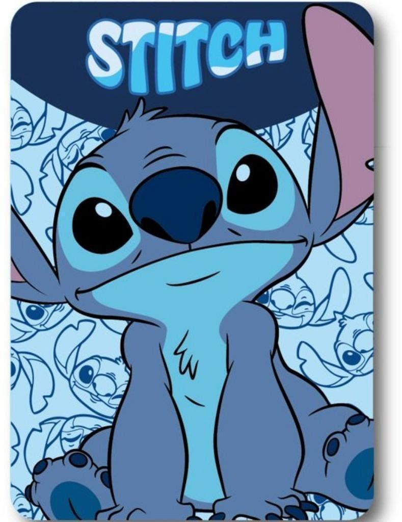 Stitch Fleece Deken - Blauw - Disney Fleecedeken / Plaid, Kinderen en Baby's, Kindermode-accessoires, Ophalen of Verzenden, Nieuw