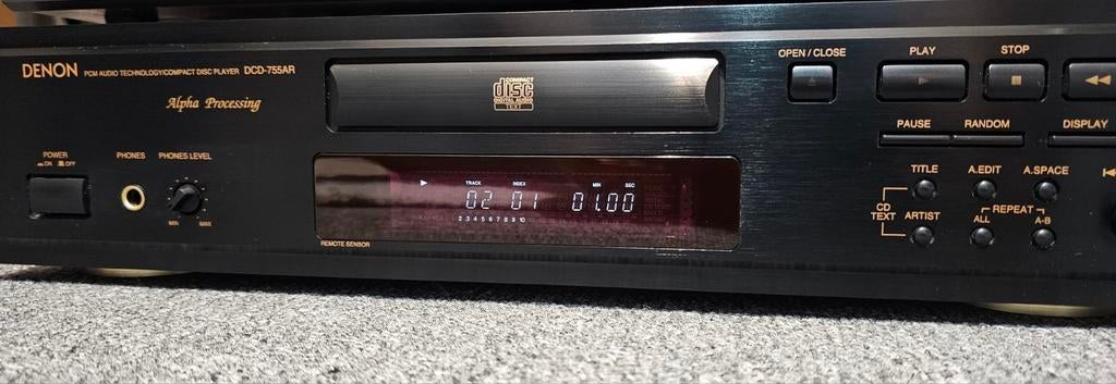 Denon DCD-755AR CD-speler - Alpha Processing, Ophalen of Verzenden, Gebruikt, Overige merken
