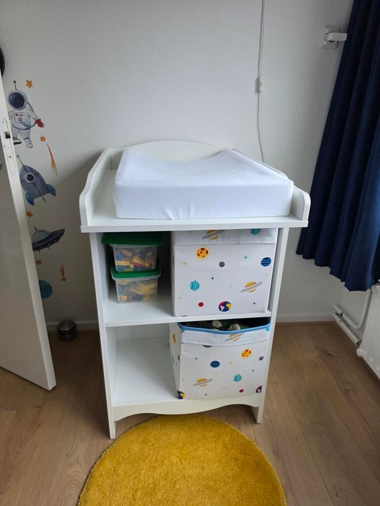 Witte commode, Ophalen, Gebruikt, 50 tot 70 cm, 75 tot 100 cm