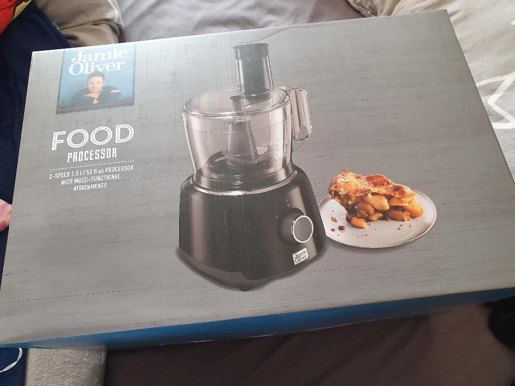 Jamie Oliver foodprocessor nieuw, Witgoed en Apparatuur, Keukenmixers, Ophalen, 1 tot 2 liter, 2 snelheden, Nieuw