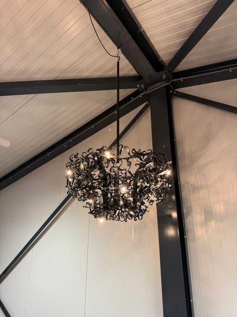 Brand van Egmond Icy Lady Upside Down Kroonluchter zwart