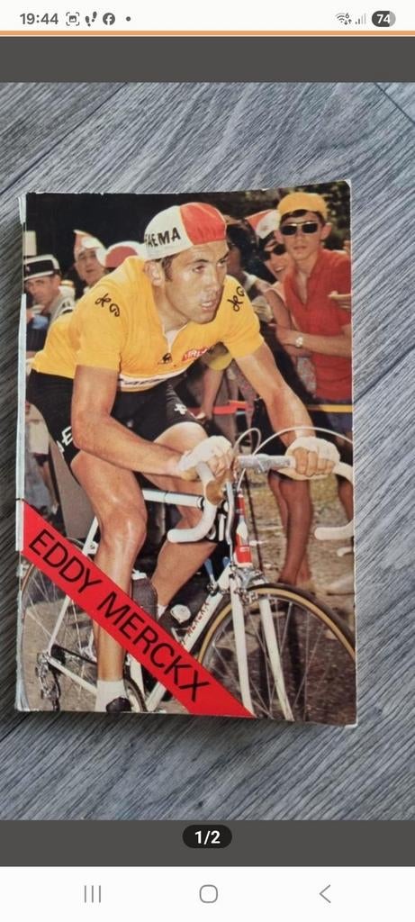 Het boek Eddy Merckx, Ophalen of Verzenden, Gelezen, Lopen en Fietsen