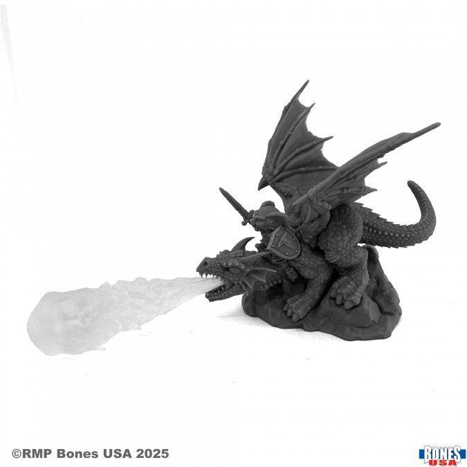 Mousling: Knight of the Flame Wyrm on Dragon 30254, Verzenden, NL, Nieuw, Reaper Miniatures