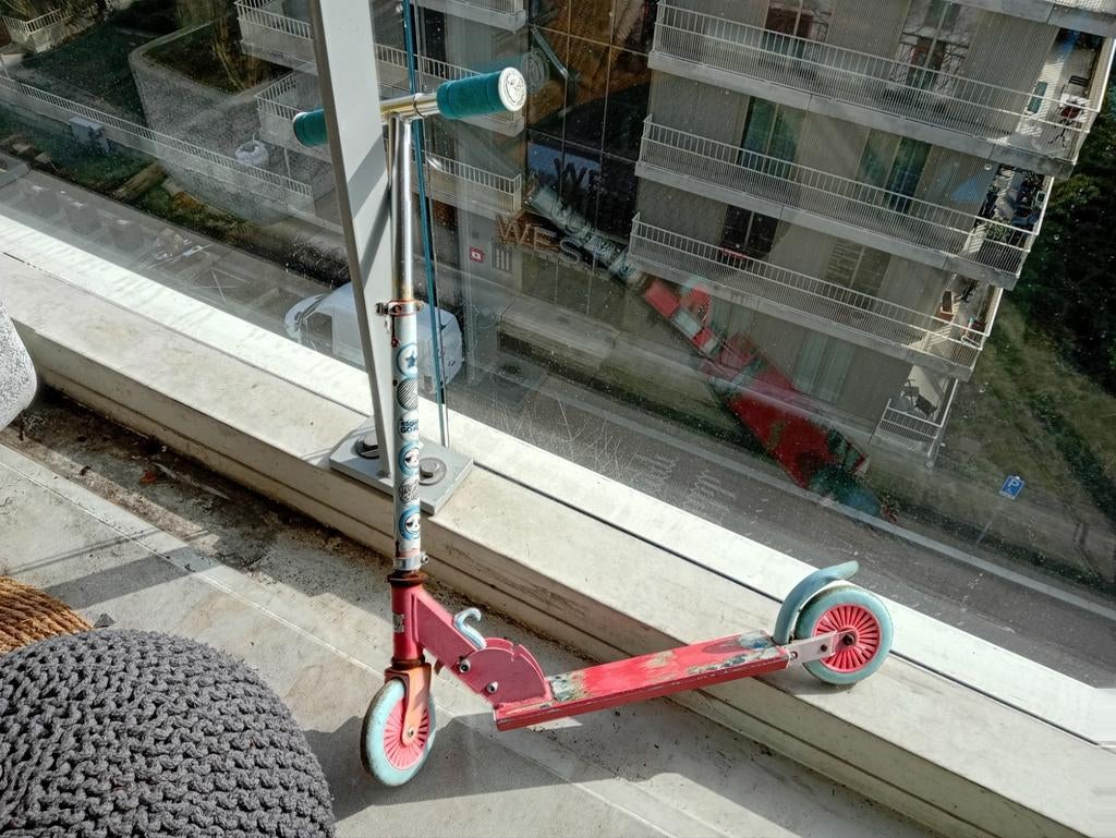 Kinderstep rood/blauw - Gebruikt, Ophalen of Verzenden, Gebruikt, Gewone step, Onbekend