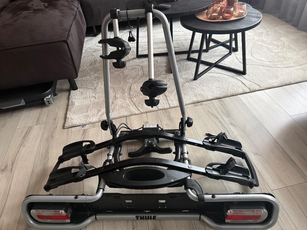 Thule fietsendrager, Ophalen, Gebruikt, Brede banden, 2 fietsen