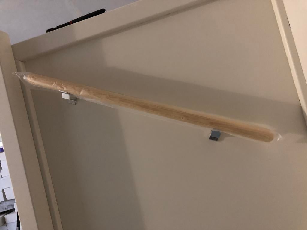 Nieuwe set 2 stuks ronde trapleuning trap leuning 80 100 cm, Ophalen of Verzenden, Nieuw, Trap, Minder dan 2 meter