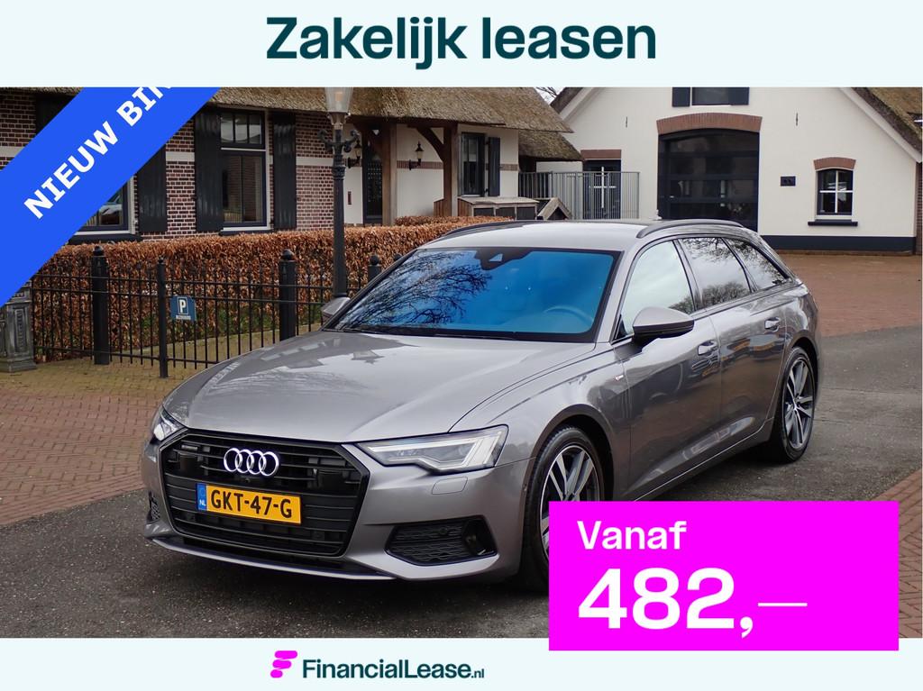Audi A6 Avant 50 TDI 320pk quattro S edition 360* CAMERA / S, Automaat, Gebruikt, 320 pk, Leder en Stof