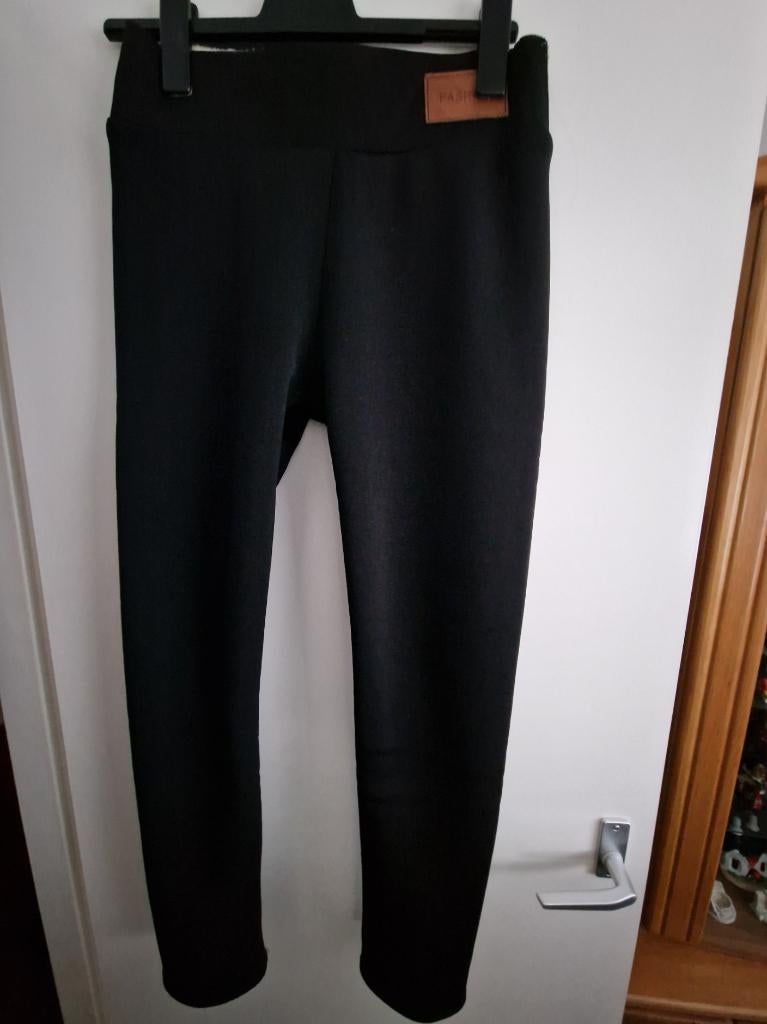warme legging Dames, Legging, Fashion, Zwart, Maat 40/42 (M)