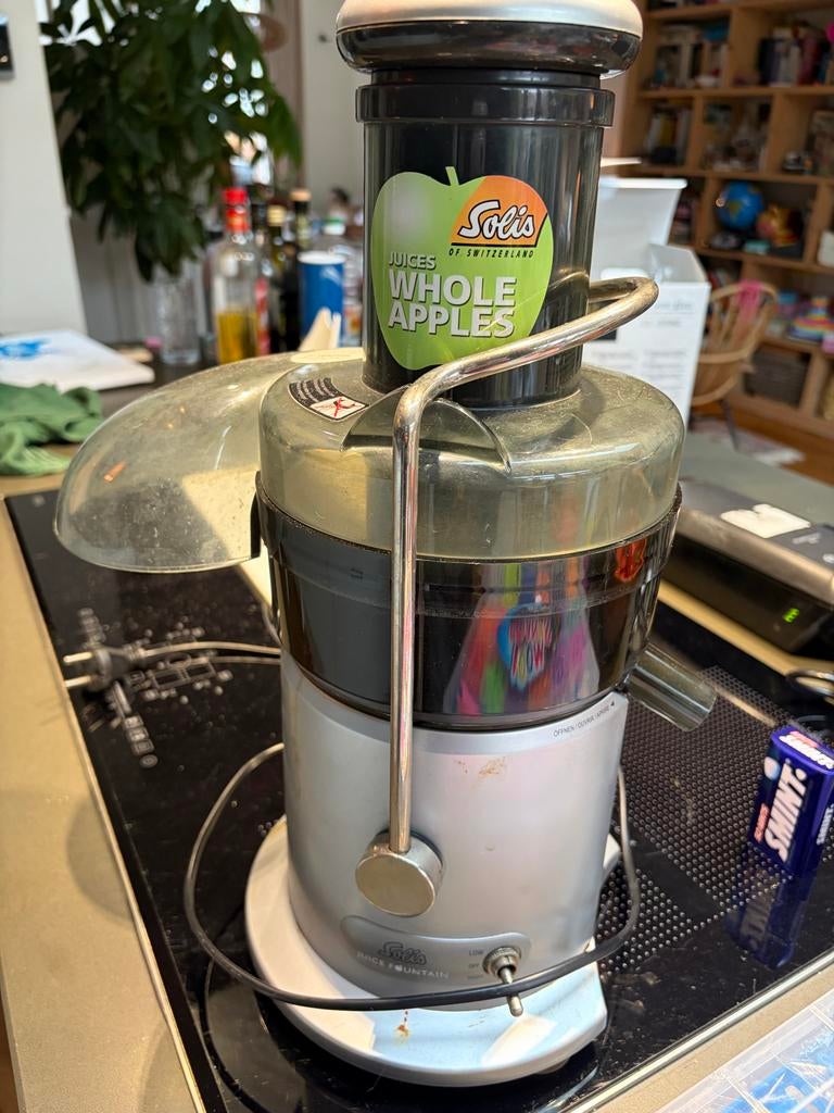 Solis Juice Fountain sapcentrifuge - voor hele appels, Ophalen, Gebruikt