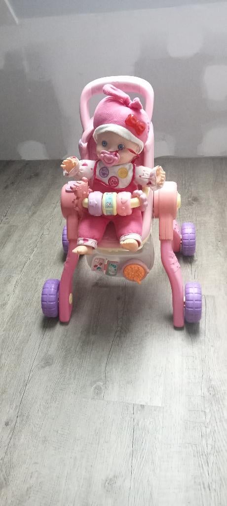 Vtech Little love poppenwagen, Kinderen en Baby's, Speelgoed | Vtech, Zo goed als nieuw, 2 tot 4 jaar, Ophalen of Verzenden