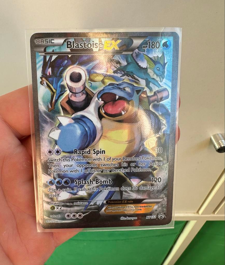 Blastoise EX XY122 Promo Pokémon Kaart, Hobby en Vrije tijd, Verzamelkaartspellen | Pokémon, Ophalen of Verzenden, Zo goed als nieuw