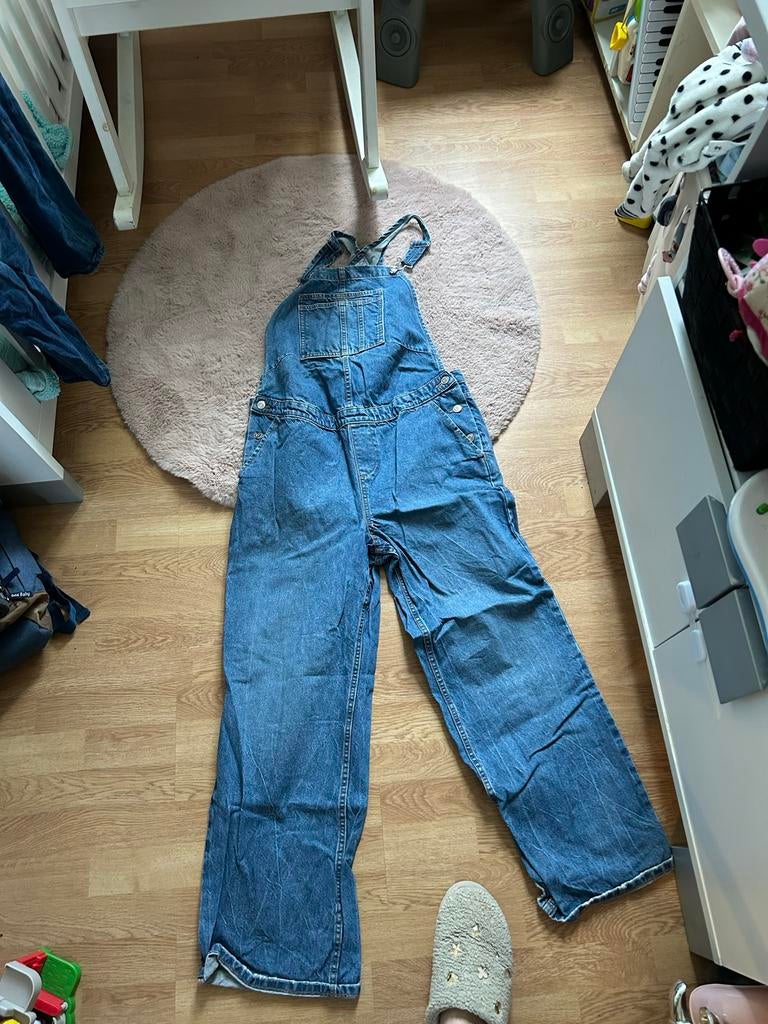 ASOS DESIGN zwangerschaps tuinbroek maat 42, Ophalen, Blauw, Maat 42/44 (L), Nieuw