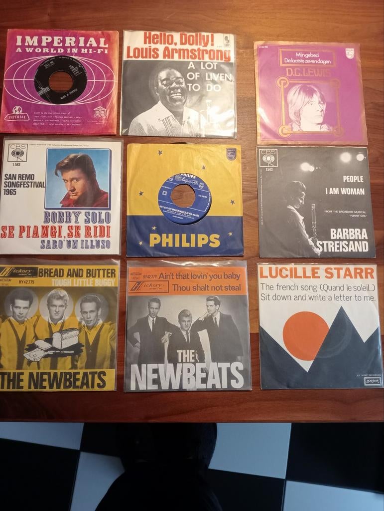 32 vinyl singles .45 toeren platen., Cd's en Dvd's, Vinyl Singles, Ophalen of Verzenden, Gebruikt