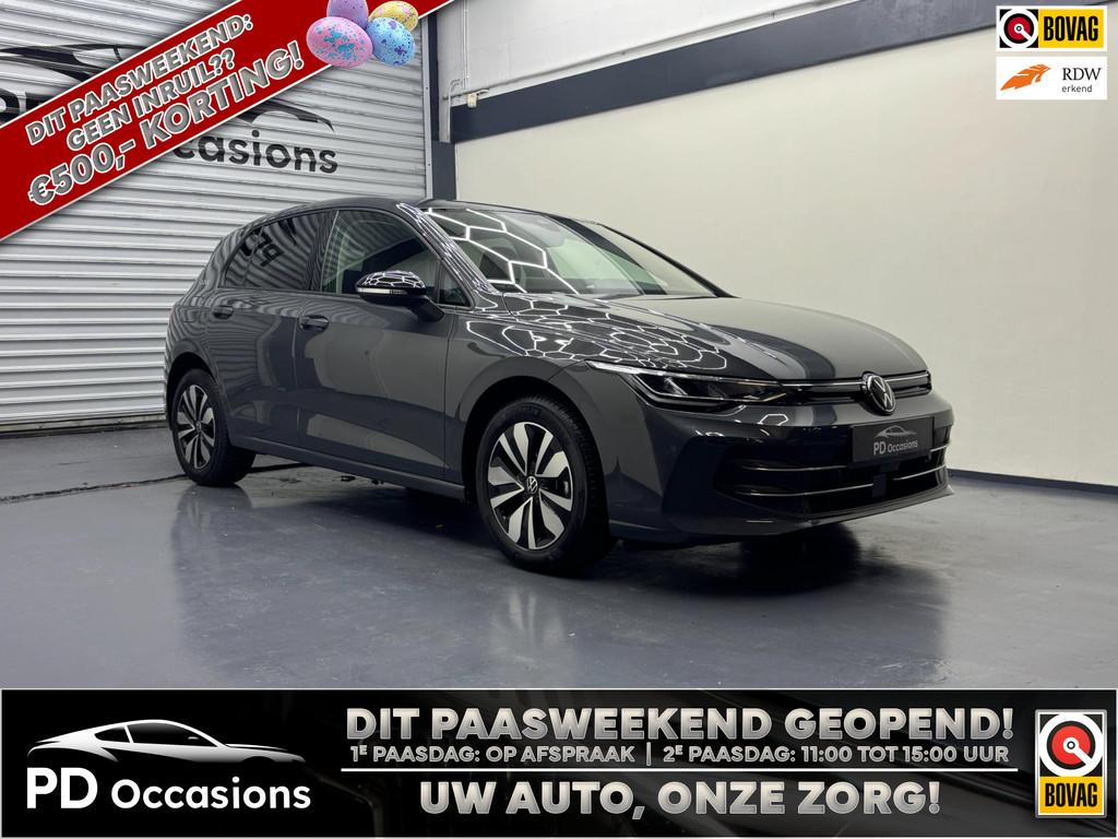 Volkswagen Golf 1.5 e TSI 150PK Hybrid Goal Edition - Half l, Zwart, 4 cilinders, Leder en Stof, Origineel Nederlands