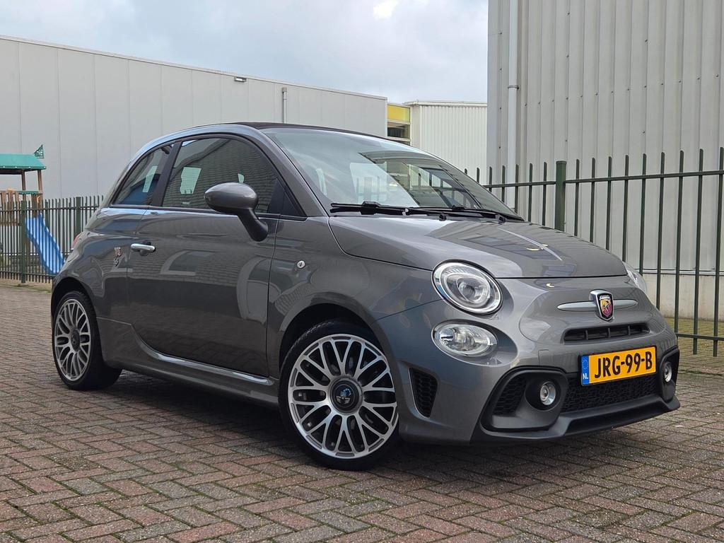 Fiat 500C 1.4 T-Jet Abarth 595 Compleet 1e Lak 59.000km!, Voorwielaandrijving, Gebruikt, Zwart, 4 stoelen