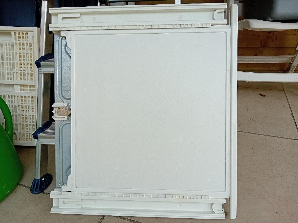 Wasmachine droger tussenstuk met werkblad, Ophalen, Gebruikt