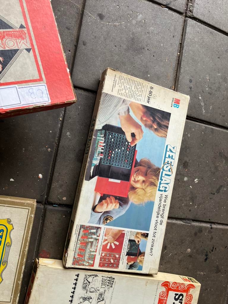 Diverse Stratego spellen en oude moneypoly, Hobby en Vrije tijd, Ophalen, Gebruikt