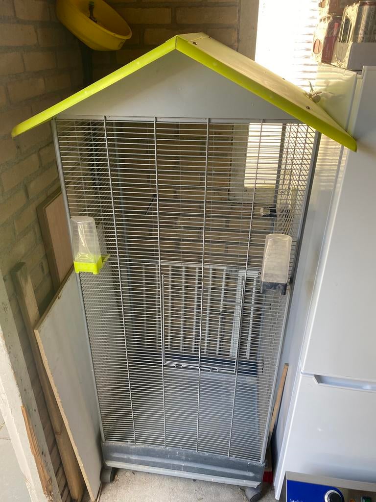 Vogel volière, Ophalen, Zo goed als nieuw, Hout, Volière