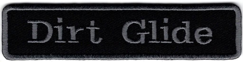 Harley Davidson Dirt Glide stoffen opstrijk patch embleem #2, Verzenden, Nieuw