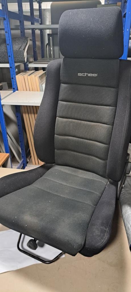 Scheel auto stoel ergonomisch, met vloer beugel, Ophalen of Verzenden