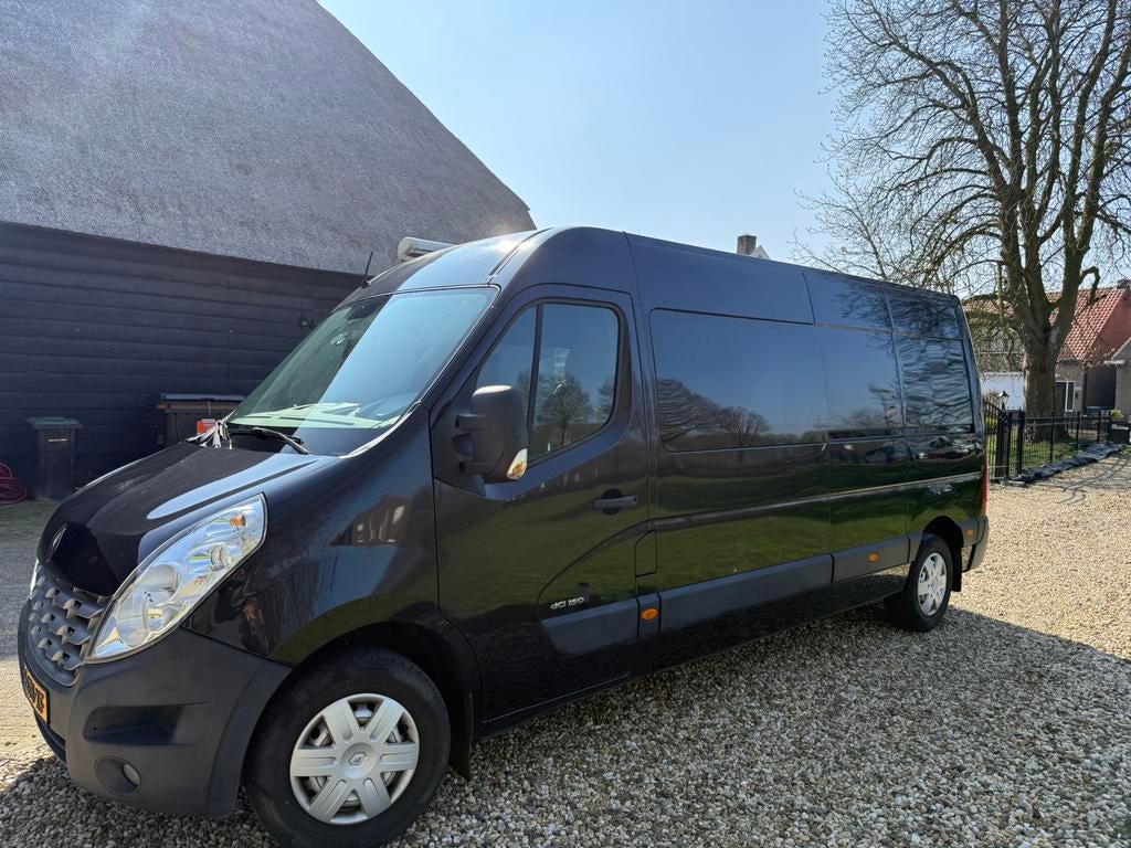 Renault Master L3/H2 Buscamper, Auto's, 145 pk, Stof, Zwart, 241 €/maand