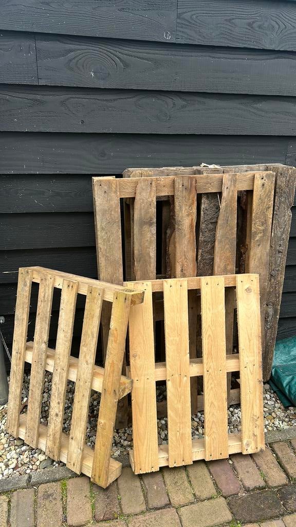 4 gratis pallets / ophalen Rockanje, Ophalen, Gebruikt, Pallet, Minder dan 200 cm