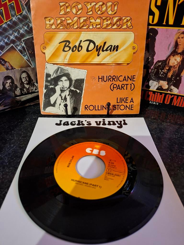 Bob Dylan - Hurricane (Part 1) / Like a Rolling Stone 1982, Ophalen of Verzenden, 1960 tot 1980, Gebruikt, Overige formaten