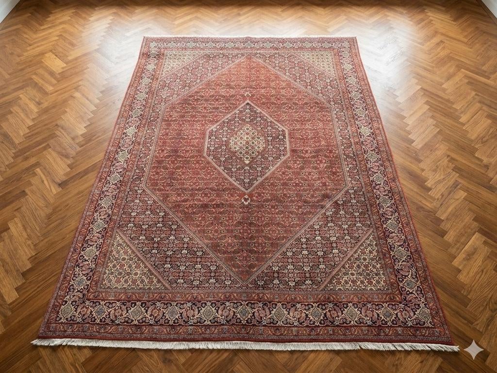 Handgeknoopt perzisch tapijt bidjar 300x400, Info@SlatsAntiek.nl, Crème, Perzisch, Vof Slats Antiek