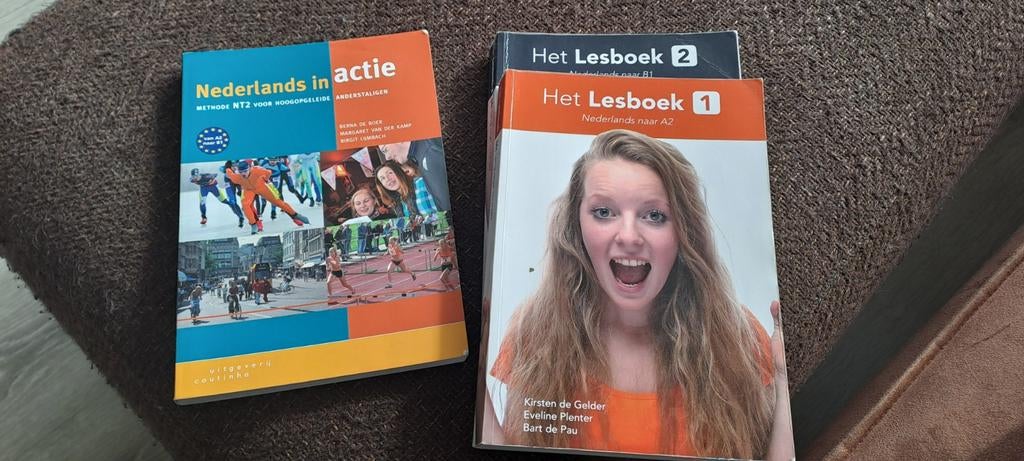 Nederlands naar A2 en B1 & Nederlands in actie naar B1, Boeken, Ophalen of Verzenden, Zo goed als nieuw, Lijmbach Birgit; Margaret van der Kamp; Berna de Boer