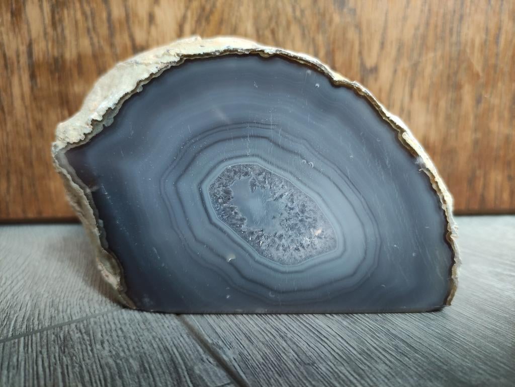 Edelsteen agaat schijf groot formaat (4), Ophalen of Verzenden