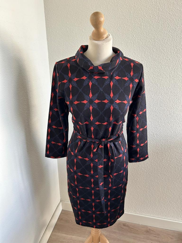 King Louie maat L gave Dita jurk glitter 2467, Maat 42/44 (L), Ophalen of Verzenden, Zo goed als nieuw, Knielengte