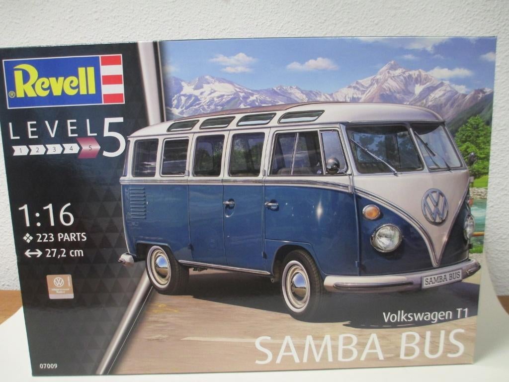 Volkswagen T1 Samba Bus 1/16 Revell, Groter dan 1:32, Nieuw, Ophalen of Verzenden, Italeri