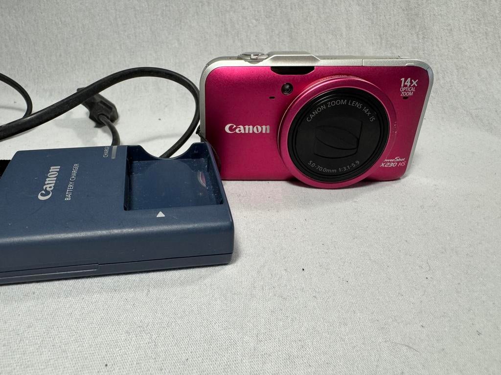 Canon Powershot SX230 HS roze 12.1mp, Ophalen of Verzenden, Gebruikt, Compact, Canon