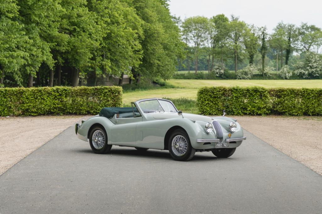 Jaguar XK120 Drophead Coupé SE (1953) | Matching Numbers, Auto's, Jaguar, XK, Achterwielaandrijving, Leder, Handgeschakeld