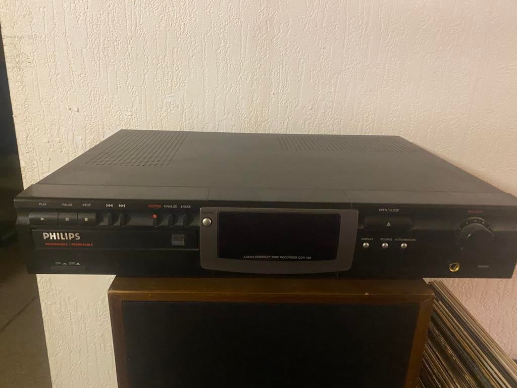 Philips cd recorder cdr 760, Ophalen of Verzenden, Zo goed als nieuw, Philips
