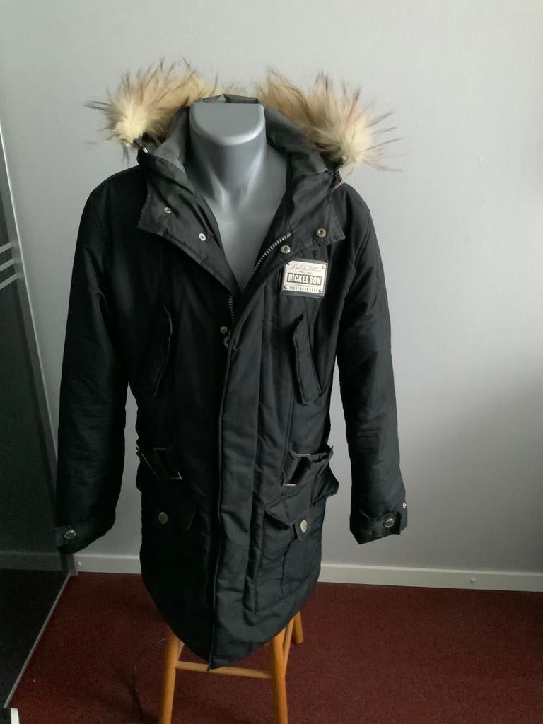 Nickelson. Dames Winterjas. Mt. M, Ophalen of Verzenden, Zo goed als nieuw, Maat 38/40 (M), Zwart