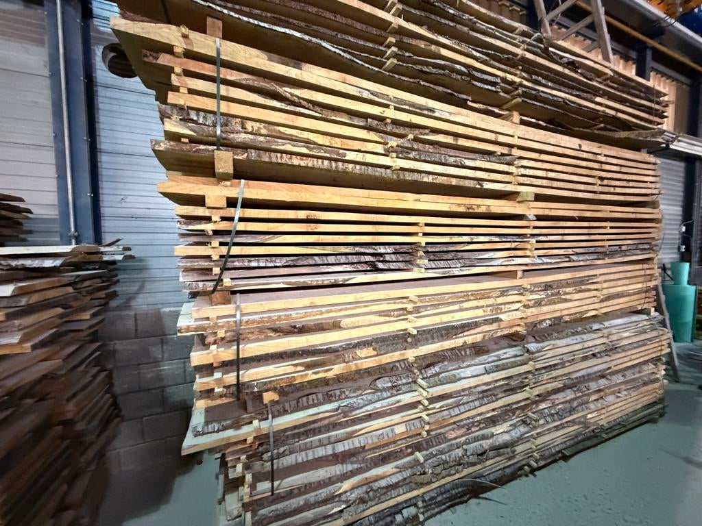 Kersenhout Planken/Balken, Ophalen, Gebruikt, 25 tot 50 mm, Plank