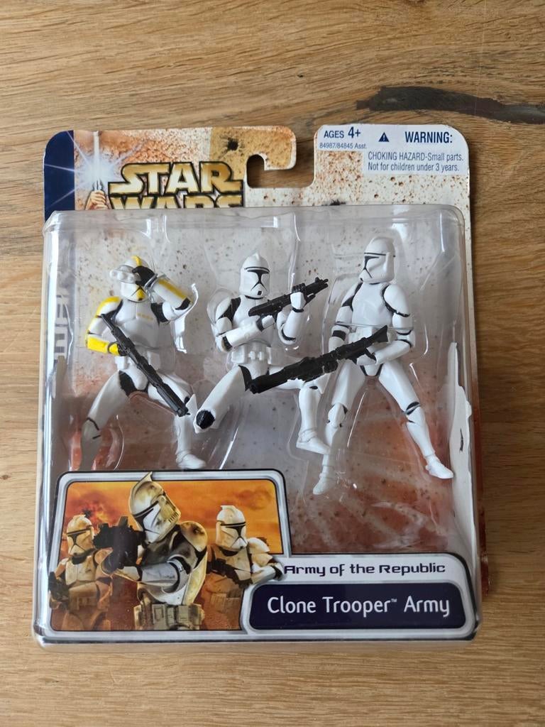 Star Wars Clone Trooper Yellow Army Actiefiguren, Ophalen of Verzenden, Zo goed als nieuw, Actiefiguurtje