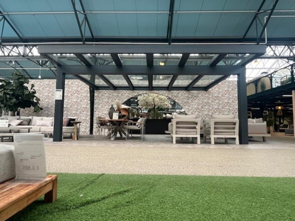 Showroommodel | Aluxe Ultraline Glas Overkapping, Ophalen, Gebruikt, Veranda