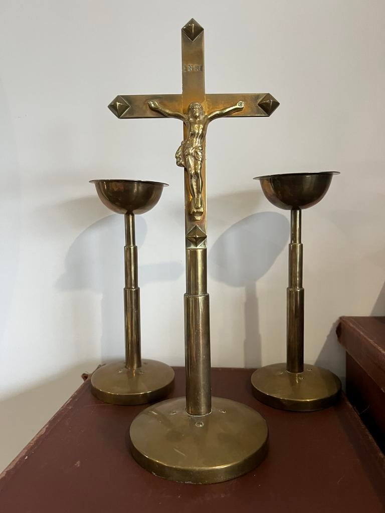 ZEER MOOIE OUDE ALTAAR STUKKEN, Antiek en Kunst, Antiek | Religie, Ophalen of Verzenden