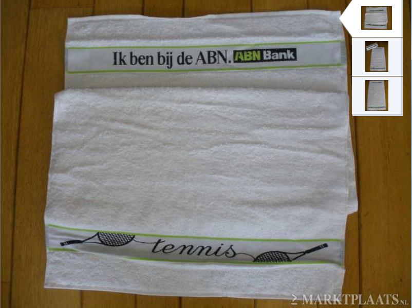 Collectors item: ABN Bank handdoek (2 stuks), Verzamelen, Ophalen of Verzenden, Nieuw, Gebruiksvoorwerp